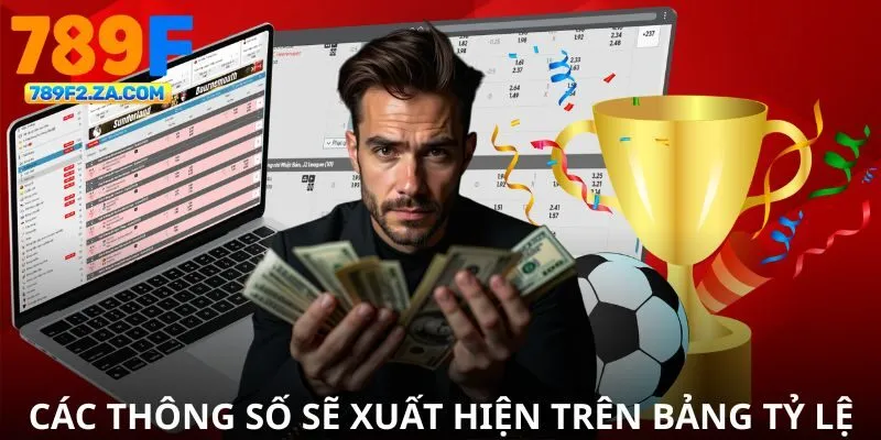 Các thông số sẽ xuất hiện trên bảng tỷ lệ