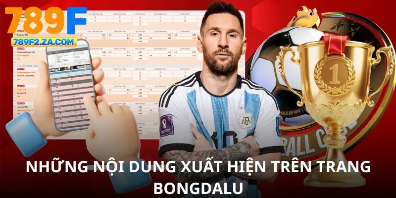 Những nội dung xuất hiện trên trang bongdalu