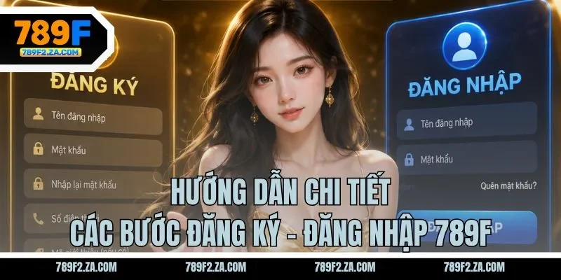 Hướng dẫn chi tiết các bước đăng ký - đăng nhập 789F